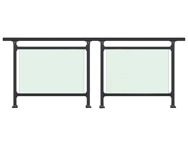陽臺(tái)玻璃護(hù)欄圖片