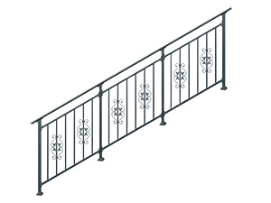 學(xué)校樓梯欄桿